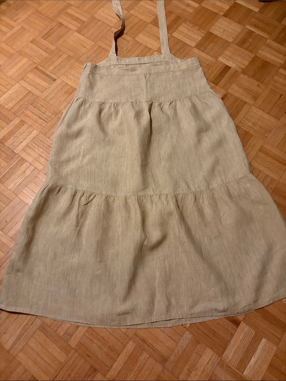 Eileen Fisher Linen Tiered Sundress - Picture 4 of 10